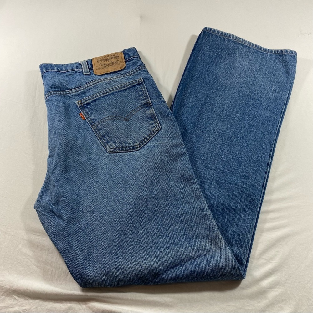 Levi’s Jeans Men 40-36 Orange Tag Vintage Bootcut High Waist Denim Blue …